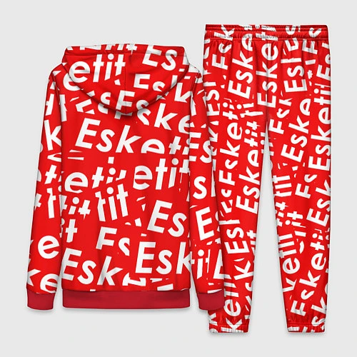 Женский костюм Esketit Pattern / 3D-Красный – фото 2