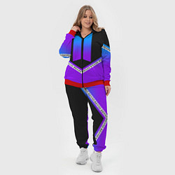 Женский 3D-костюм BTS: Neon Symbol, цвет: 3D-красный — фото 2