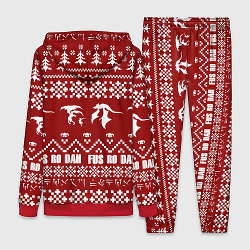 Женский костюм Winter TES / 3D-Красный – фото 2