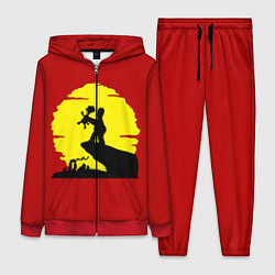 Женский 3D-костюм Гомер и барт, цвет: 3D-красный