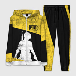 Женский 3D-костюм PUBG: Yellow Grunge, цвет: 3D-белый