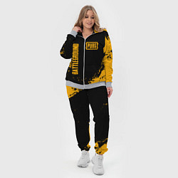 Женский 3D-костюм PUBG: Black Fashion, цвет: 3D-меланж — фото 2