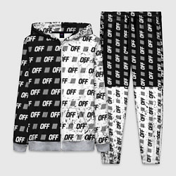 Женский 3D-костюм Off-White: Black & White, цвет: 3D-меланж