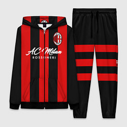 Женский 3D-костюм AC Milan, цвет: 3D-черный
