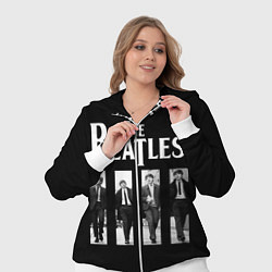 Женский 3D-костюм The Beatles: Black Side, цвет: 3D-белый — фото 2