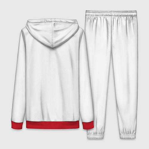 Женский костюм ASAP Rocky: White Fashion / 3D-Красный – фото 2