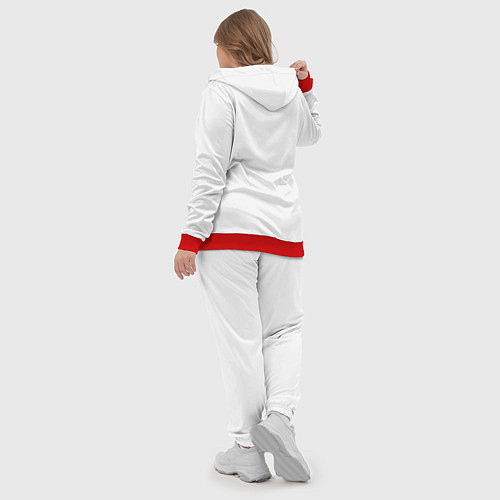 Женский костюм ASAP Rocky: White Fashion / 3D-Красный – фото 5