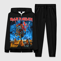 Женский 3D-костюм Iron Maiden: Great Britain Warriors, цвет: 3D-черный