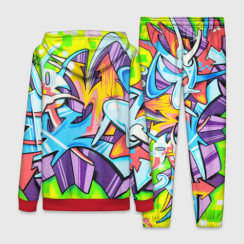 Женский костюм Неоновая кислота / 3D-Красный – фото 2