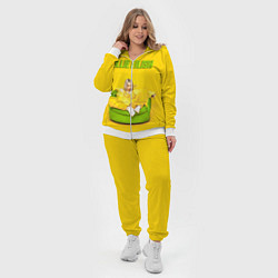 Женский 3D-костюм Billie Eilish: Yellow Mood, цвет: 3D-белый — фото 2