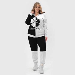 Женский 3D-костюм Чёрный клевер, цвет: 3D-белый — фото 2