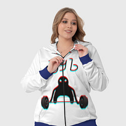 Женский 3D-костюм ЪУЪ СЪУКА КАЧОК, цвет: 3D-синий — фото 2