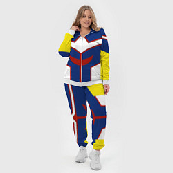 Женский 3D-костюм ALL MIGHT MY HERO ACADEMIA MHA МОЯ ГЕРОЙСКАЯ АКАДЕ, цвет: 3D-белый — фото 2