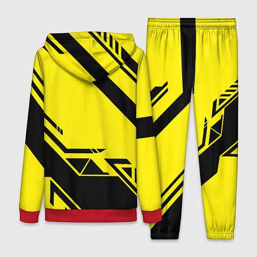 Женский костюм Cyberpunk 2077: Yellow Samurai / 3D-Красный – фото 2