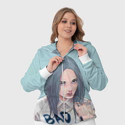 Женский 3D-костюм Billie Eilish: Bad Guy, цвет: 3D-белый — фото 2