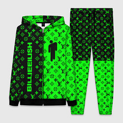 Женский 3D-костюм BILLIE EILISH x LV Green, цвет: 3D-черный