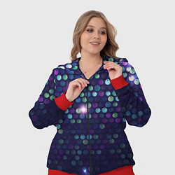 Женский 3D-костюм Блестки диско, цвет: 3D-красный — фото 2