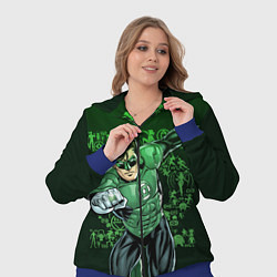 Женский 3D-костюм Green Lantern, цвет: 3D-синий — фото 2