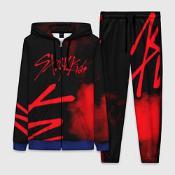 Женский 3D-костюм Stray Kids, цвет: 3D-синий