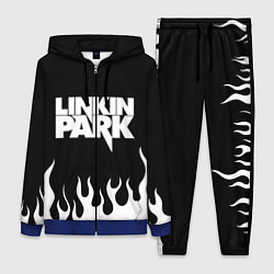 Женский 3D-костюм Linkin Park: Black Flame, цвет: 3D-синий