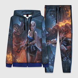 Женский 3D-костюм RESIDENT EVIL 3, цвет: 3D-синий