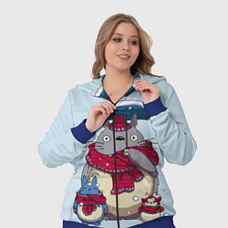 Женский 3D-костюм Мой сосед Тоторо, цвет: 3D-синий — фото 2