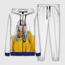 Женский 3D-костюм BILLIE EILISH, цвет: 3D-синий