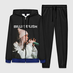 Женский 3D-костюм BILLIE EILISH, цвет: 3D-синий