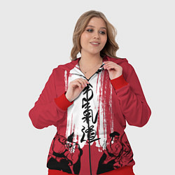 Женский 3D-костюм Айкидо, цвет: 3D-красный — фото 2