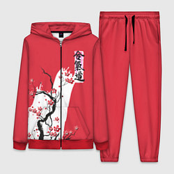 Женский 3D-костюм Сакура Айкидо, цвет: 3D-красный