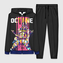 Женский 3D-костюм Apex Legends Octane, цвет: 3D-синий