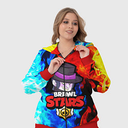 Женский 3D-костюм BRAWL STARS MORTIS, цвет: 3D-красный — фото 2