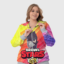 Женский 3D-костюм Brawl Stars - Crow, цвет: 3D-меланж — фото 2