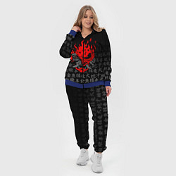 Женский 3D-костюм CYBERPUNK 2077 KEANU REEVES, цвет: 3D-синий — фото 2