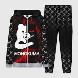 Женский 3D-костюм MONOKUMA, цвет: 3D-меланж