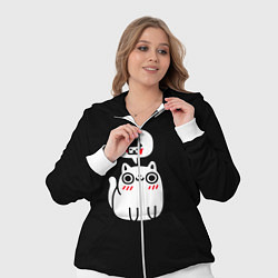 Женский 3D-костюм Meme cat, цвет: 3D-белый — фото 2