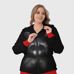 Женский 3D-костюм Енот, цвет: 3D-красный — фото 2