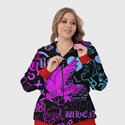 Женский 3D-костюм LIL PEEP, цвет: 3D-красный — фото 2