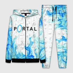 Женский 3D-костюм PORTAL, цвет: 3D-черный