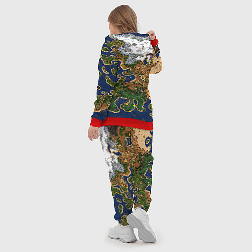 Женский костюм HEROES 3 КАРТА / 3D-Красный – фото 5