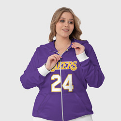 Женский 3D-костюм Los Angeles Lakers Kobe Brya, цвет: 3D-белый — фото 2