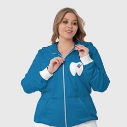 Женский 3D-костюм Стоматолог, цвет: 3D-белый — фото 2