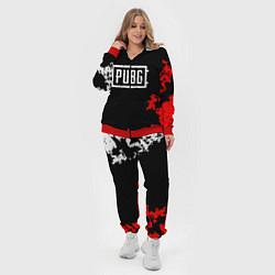 Женский 3D-костюм PUBG, цвет: 3D-красный — фото 2