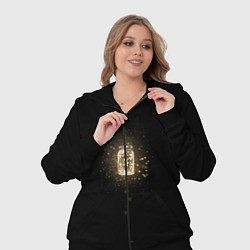 Женский 3D-костюм Банка со светлячками, цвет: 3D-черный — фото 2
