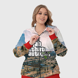 Женский 3D-костюм Grand Theft Auto 5, цвет: 3D-красный — фото 2
