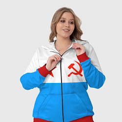 Женский 3D-костюм ВМФ СССР, цвет: 3D-красный — фото 2