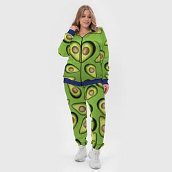 Женский 3D-костюм Люблю авокадо, цвет: 3D-синий — фото 2