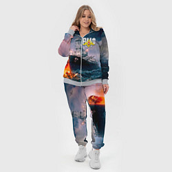 Женский 3D-костюм ВМФ, цвет: 3D-меланж — фото 2