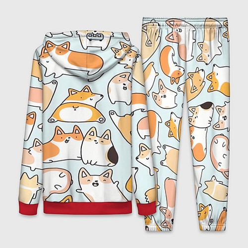 Женский костюм Корги / 3D-Красный – фото 2