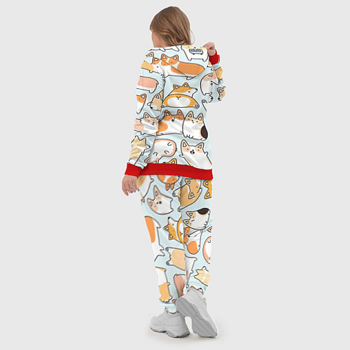 Женский костюм Корги / 3D-Красный – фото 5